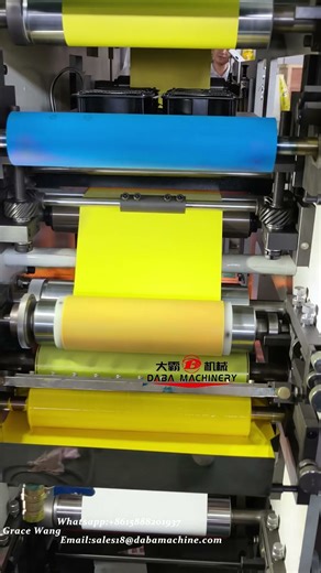 DABA Factory Price 6 Color Label Flexo Printing Machine Used for full-page printing