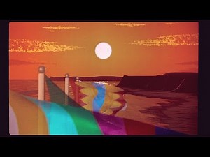 Flags and Waves (1986) - First CGI cloth simulation (HD)