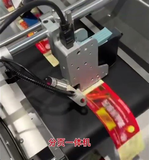 Fast speed inkjet printer with paging conveyor for labels printing and coding.#printer