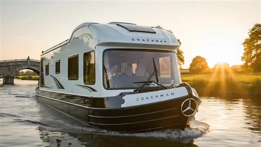 The Mercedes Coachman, the canal boat edition. Where elegance meets the British Waterways. #mercedes #coachman #canalboat #boating #canal Mercedes-Benz | Canal Boats