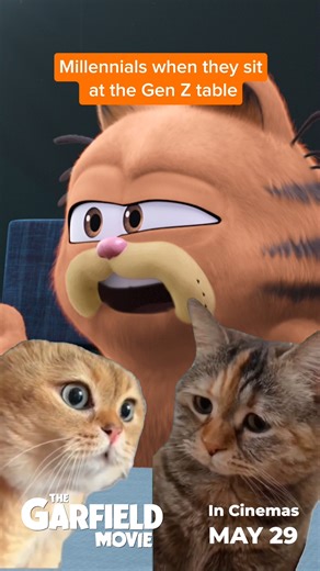 When the generational gap kicks in. #GarfieldMovie in cinemas May 29 | Columbia Pictures Philippines