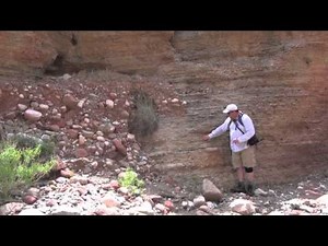 Stream deposits that contact marine limestone