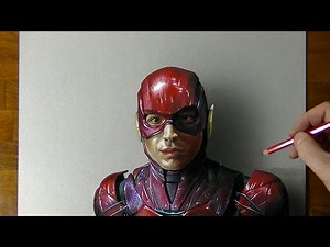 Drawing The Flash Justice League