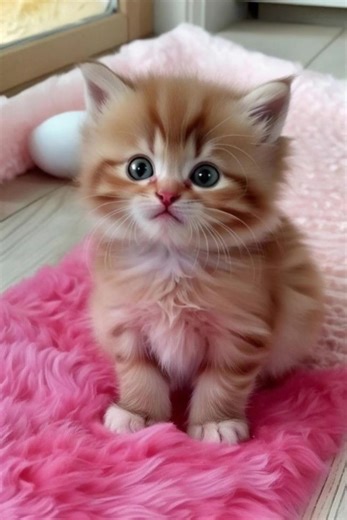 🐾✨ Oh, my goodness! Just look at this precious little fluffball! 😻 Meet the true definition of cuteness—this kitten with mesmerizing blue eyes that could melt the toughest of hearts! 💖 Whether it's cuddling up for warmth or showing off its playful tricks that make us all laugh, this tiny furball is a true star! 🌟 Let’s unite in celebrating our furry friends and always remember: adopt, don’t shop! 🐾 Are you a devoted cat lover or just hunting for some serious adorableness? Stick around—there