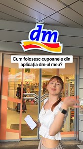 🛍️ Tutorial rapid cum să folosești cupoanele bilunare pe care le primești în aplicația dm-ul meu! Activează cupoanele înainte să le folosești și nu uita că au dată de expirare! Dar stai liniștită, pentru că vor intra noi produse în secțiunea de cupoane de care să te bucuri! 🎉 Fiind bilunare, se schimbă în data de 1 și 16 a lunii respective. Te așteptăm la shopping! 💕 #produsedm #iubescdm #dmromania #shopping #shoppingaddict #affordable | dm drogerie markt Romania