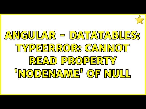 Angular - Datatables: TypeError: Cannot read property 'nodeName' of null