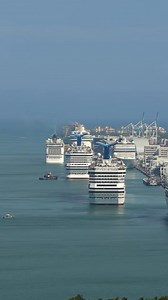 4.1M views · 50K reactions | Cruiseship Armada rolling out  #cruises #cruiseship #timelapse #miami | The Cruise Spotter | Facebook
