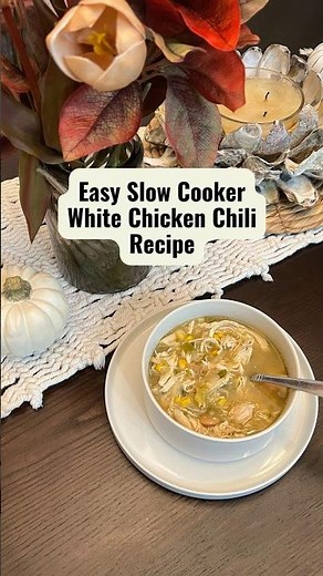 Gut-Friendly Slow Cooker White Chicken Chili | High-Protein Comfort Food