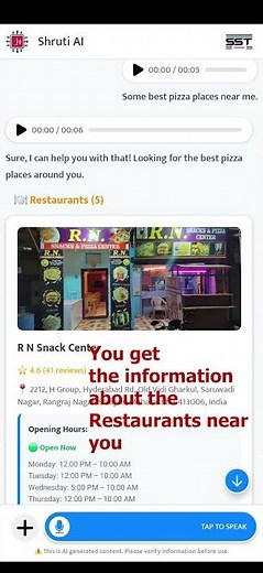 Find Restaurants Near You with Ratings & Distance 🍽️ #RestaurantFinder #nearbyme #RestaurantRatings