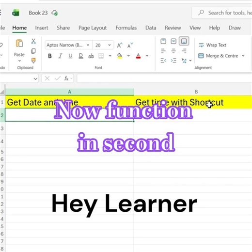 Excel NOW() Function + Timestamp Shortcuts | Auto Date & Time Trick (2025 Guide)