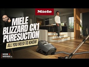 MIELE BAGLESS CX1 BLIZZARD PURESUCTION POWERLINE VACUUM CLEANER