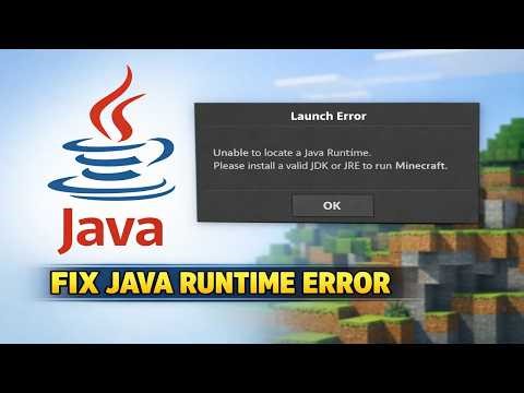 How To Fix Unable To Locate Java Runtime On Minecraft