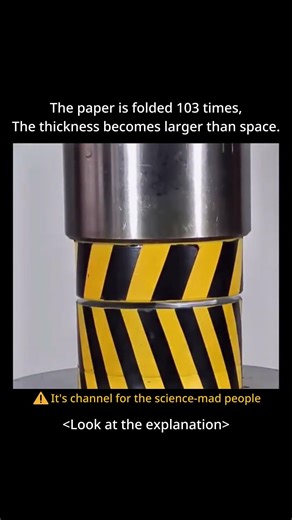 Folded Paper is bigger than The COSMOS