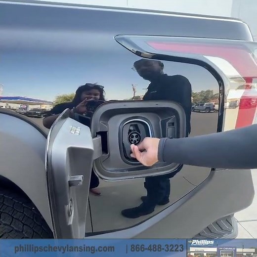 Where to Find the Charging Port on the Chevy Silverado EV Trail Boss | Phillips Chevrolet Lansing