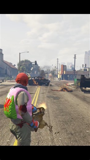 Minigun Rampage 😈 – No Mercy 😱 #gta5 #gta5shorts #shortsfeed #gtaonline #shorts