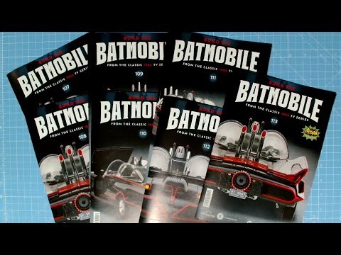 Build the 66 Batmobile Stages 107 to 113 from Fanhome