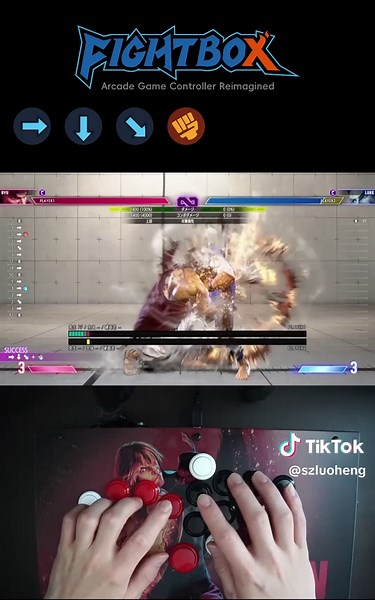 Ryus Shoryuken 623P the ultimate anti air. Invincible startup high damage and classic execution. Master this move to shut down jump ins. #SF6 #Ryu #Shoryuken #623P #DragonPunch #FGC #Shorts#FightBox