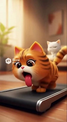 This Chubby Cat Trying to Work Out Will Make Your Day 😂