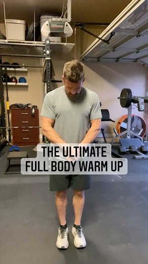 Chris Powell on Instagram: "The ultimate full body warmup!!! This is the warmup that I do every single time before training. Just takes 2.5 minutes. 13 movements. Warms up the entire body - head to toe. Explores nearly every major movement of the human body. Do it loosely to get the blood flowing, or keep it rigid for a SOLID total body dynamic warm up!! Movements: 1. Head roll to the right & left 2. Arm circles out to a ‘Y’ and in to an ‘X’ for 2 rounds 3. Hugs stretch 8 times 4. Reach & touch 