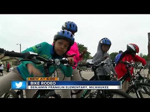 Benjamin Franklin Elementary promotes safety with bike rodeo