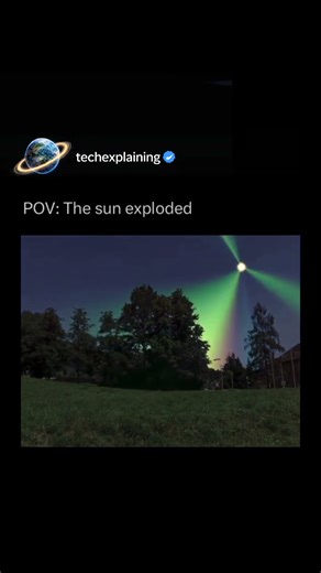 If the Sun suddenly exploded, Earth wouldn’t .•#explore #reels #explaining #viral #universe #space