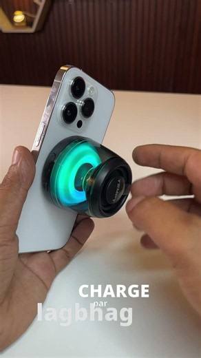 TEMPT CAMIO BLUETOOTH MAGNETIC SPEAKER WITH RGB LIGHT SIX Hr battery backup