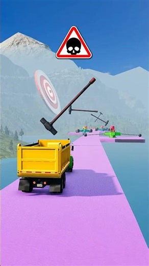 DUMP TRUCK VS GIANT HAMMERS 🔥 Best Cars and Trucks Crashing Game Simulator Car Racing Games Gameplay