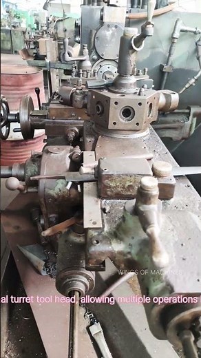 Capstan Lathe #turning #machinary #engineering