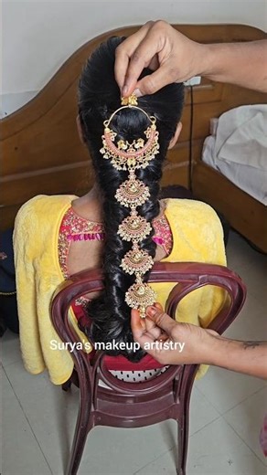 wedding hair do surya's makeup artistry #tirupur #coimbatore #erode #salem #namakal