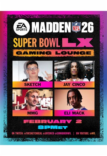 Super Bowl Opening Night was a movie 🎥 #Madden26 #SuperBowl #NFL