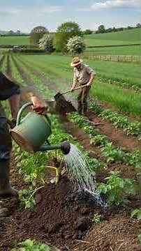 Potato Growing Process in Field Step by Step | From Planting Seeds to Harvest Farming #PotatoFarming