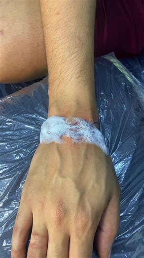 Wormhole Tattoo: Mini Sand Timer Art