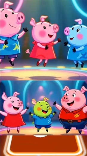 Pappe Pig Dance Transformation | Tiles Hop EDM