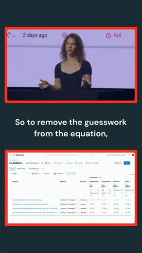 🧱 Agent Bricks makes it easy to build high-quality, production-ready AI agents. In this demo by Kasey Uhlenhuth, you’ll see how to: -Build a knowledge assistant for document queries -Evaluate with MLflow traces custom metrics -Improve answers with natural language feedback (no retraining) -Orchestrate multiple agents into a supervisor https://youtu.be/AMyeg0wMXwU | Databricks