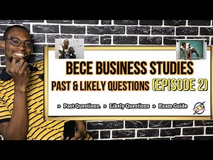 Junior Waec (BECE) Business Studies Questions | Episode 2