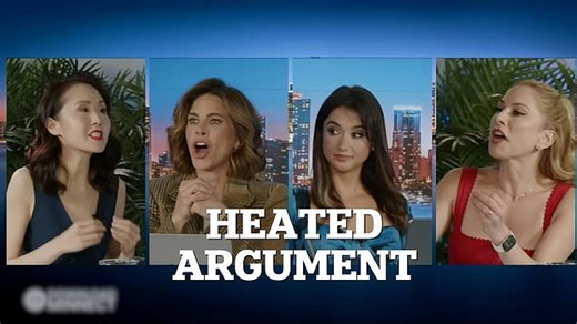Shocking moment Jillian Michaels QUITS her talk show live on-air during fiery clash with left-wing co-host