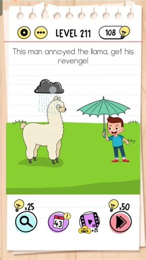 Brain test level 211 solution