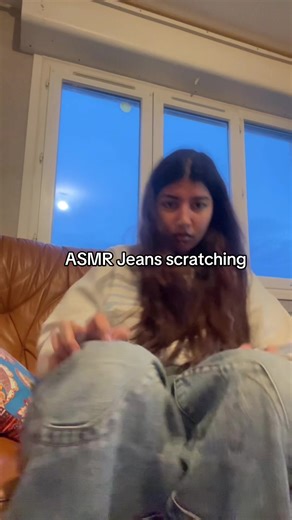 Textured Jeans Scratching ASMR Experience