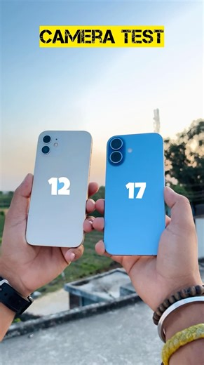 iPhone 12 vs iPhone 17 camera test 🔥