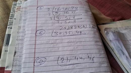 The image shows three problems related to finding the Least Com... | Filo