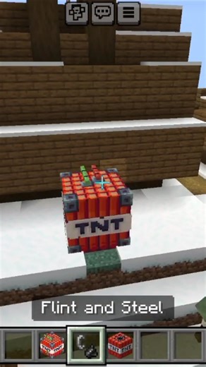 NORMAL TNT VS COLOSSAL TNT#minecraft #shorts #tnt