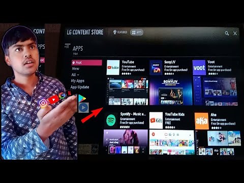 How to open lg content store / how to install apps in LG Web Os smart tv / app install lg smart tv
