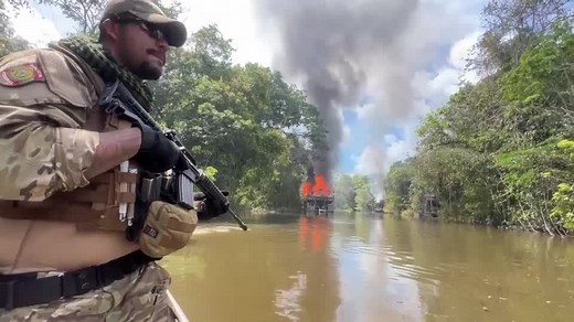 Brazil cracks down as wildcat miners in the Amazon shift their operations