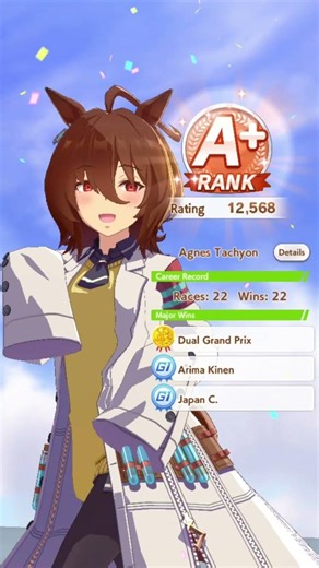 RANGO A+ CON AGNES TACHYON Y OTRAS MAS 🔥#parati #viral #umamusume #mexico #youtube #youtubeshorts