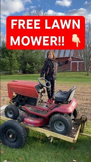 How to pick up FREE riding lawn mowers #free #mower