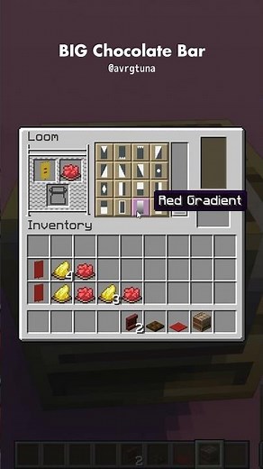 BIG Chocolate Bar | Minecraft Mini Tutorial | #minecrafttutorial #minecraft