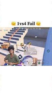 1vs4 Fail😓🙅‍♂️wait for ‪@Hey_its_me_SK‬ #bgmi #trending #viral #share #gaming #bgmishorts #funny