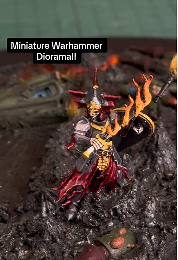 Miniature Warhammer Diorama: A Creative Showcase