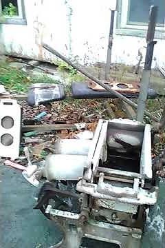 Sears wizard concrete block machine