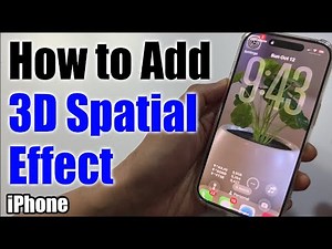 How to Add 3D Spatial Effect Wallpaper on iPhone iOS 26 Lock Screen